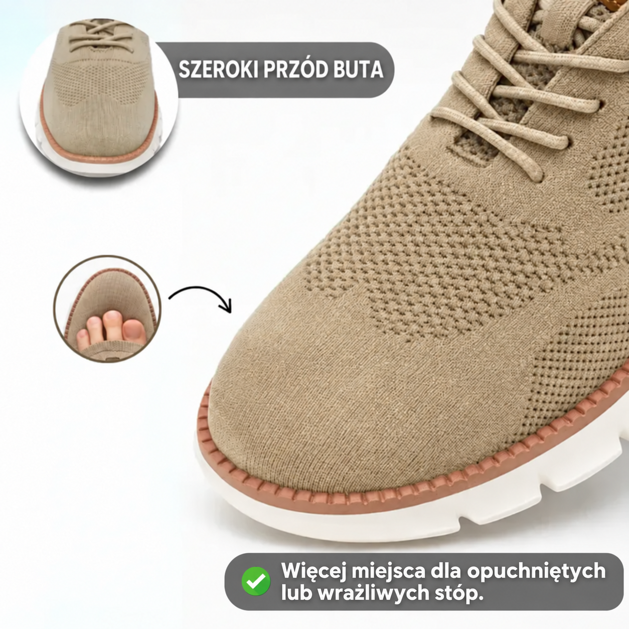 Krokowo Active – Ultra Wygodne Buty z Szeroką Strefą Palców